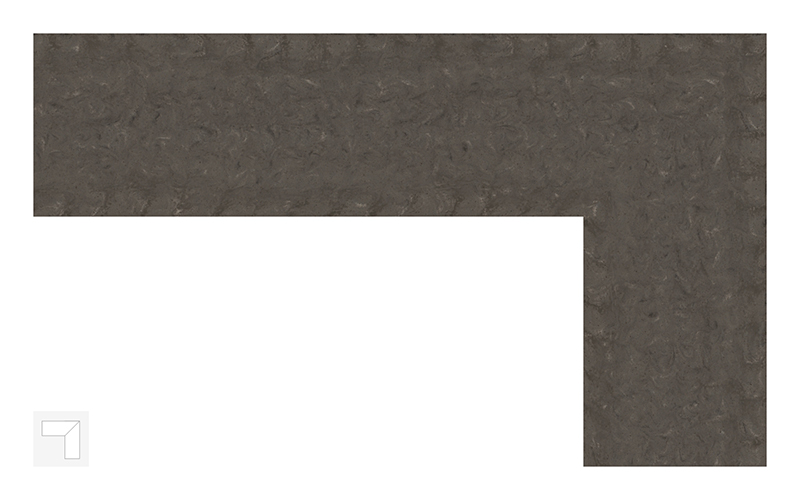 Aurora Umber, HIMACS - Solid Surface Countertops | LX Hausys US